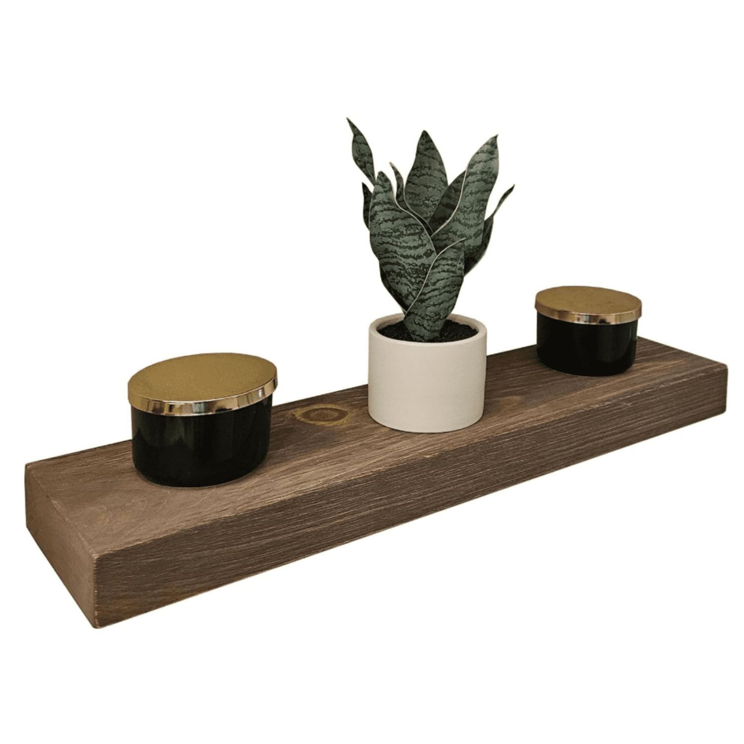 30 Inch Wooden Floating Shelves for Wall - Made of Natural Wood - Heavy ...