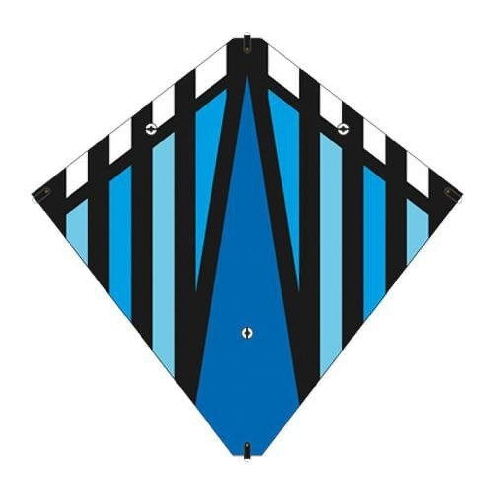 30 Inch XKites Blue Stunt Diamond Kite w/Double Handles & Line