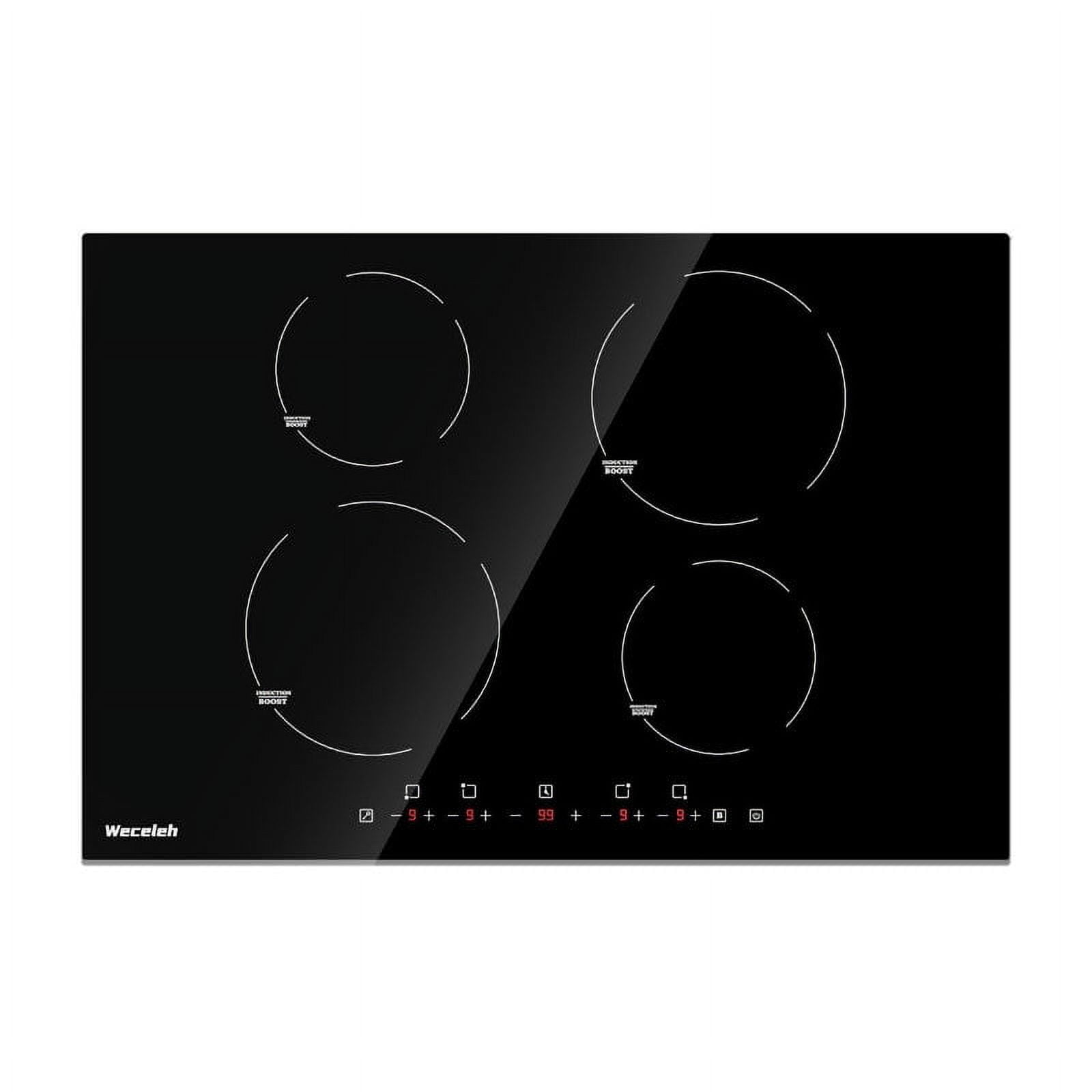 30" Induction Cooktop, 4 Burner Cooktop, 7000W, Boost Function, (No