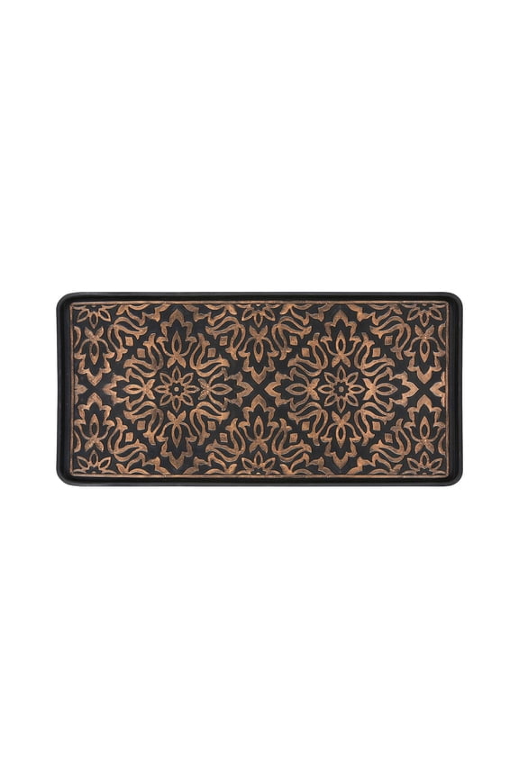 30 Inx18 In Rubber Shoe Tray for Entrance Indoor and Outdoor Snow Boot Pad and Waterproof Mud Mat for Hallway Garage Floor Protection