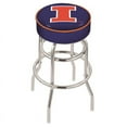 thumbnail image 1 of 30" L7C1 - 4" Illinois Cushion Seat with Double-Ring Chrome Base Swivel Bar Stool by Holland Bar Stool Company, 1 of 2