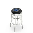 thumbnail image 1 of 30" L7C3C - Chrome Double Ring Grand Valley State Swivel Bar Stool with 2.5" Ribbed Accent Ring by Holland Bar Stool Company, 1 of 2