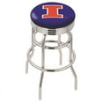 thumbnail image 1 of 30" L7C3C - Chrome Double Ring Illinois Swivel Bar Stool with 2.5" Ribbed Accent Ring by Holland Bar Stool Company, 1 of 2