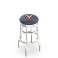 thumbnail image 1 of 30" L7C3C - Chrome Double Ring Virginia Swivel Bar Stool with 2.5" Ribbed Accent Ring by Holland Bar Stool Company, 1 of 2