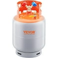 thumbnail image 1 of 30 LBS 400 psi Portable Refrigerant Recovery Tank with Y Valve for Liquid Vapor High Sealing R22 R134A R410A Orange Gray Cylinder, 1 of 6