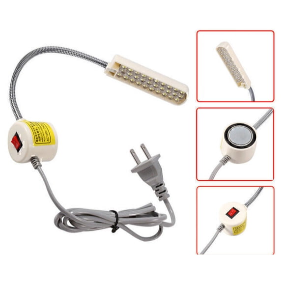 30 LED Sewing Machine Light Working Lamp Gooseneck With Magnetic Base