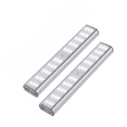 thumbnail image 1 of 30 LED Under Cabinet Lights, USB Rechargeable Closet Lighting kit with Motion Sensor and Magnetic Strip for Wardrobe, Kitchen Wireless Lighting, 2 Pack, 1 of 8
