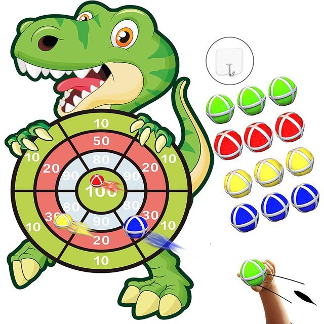 30”Large Dart Board for Kids Dinosaur Toys for 312 Year Old Boys,Kids