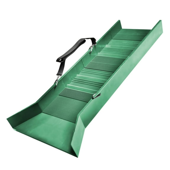 30 Light Weight Green Sluice Box With Shoulder Strap  Carabiners