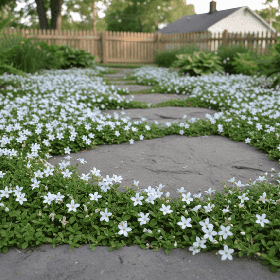 30 Perennial Isotoma Blue Star Creeper Landscape Plants Flowers - Zone 4 - Deer Resistant - Groundcover - Pollinator