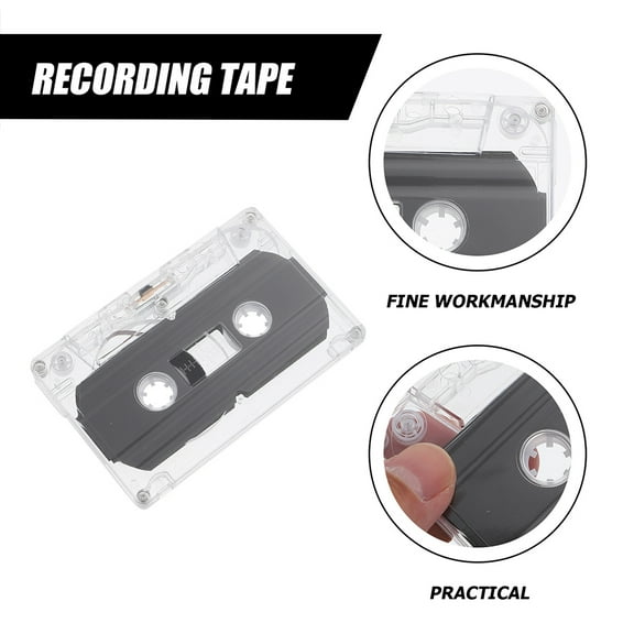 30-Minute Blank Cassette Tape,8 Pcs Blank Audio Tapes 30-Minute Empty Cassette Tapes Recordable Blank Cassette Tapes