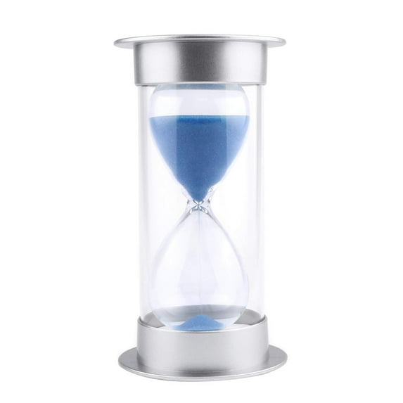 30-Minute Hourglass Sand Timer - Acrylic & Glass Decorative Timer for Desk, Mantel, or Shelf - Romantic Gift for Birthdays, Weddings, Christmas - 6.5×6.5×12cm