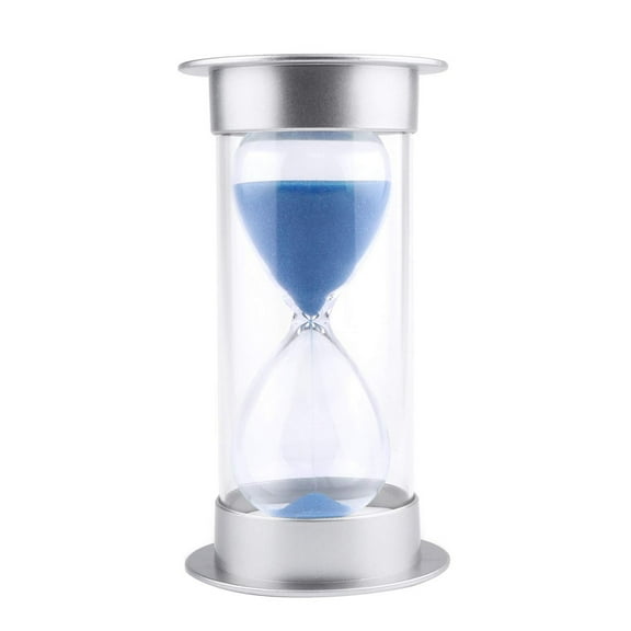 30-Minute Hourglass Sand Timer - Acrylic & Glass Decorative Timer for Desk, Mantel, or Shelf - Romantic Gift for Birthdays, Weddings, Christmas - 6.5×6.5×12cm