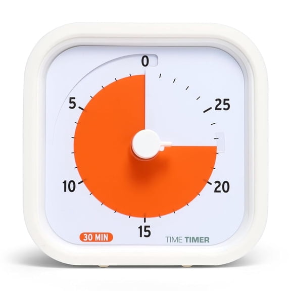 30 Minute MOD Education Edition Visual Timer with Desktop Software for Kids Classroom Learning, Session Timer, Study Tool and Office Meetings Silent Operation (30min)