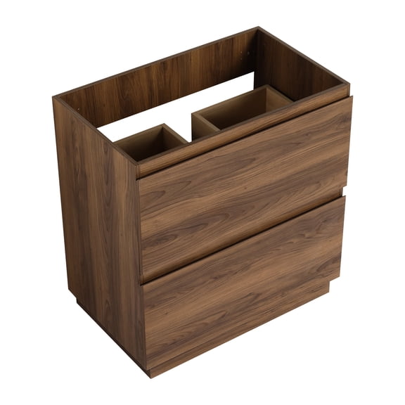 30" Modern Bathroom Vanity | Classic Look in Bathroom | Sturdy Engineered Wood Construction | Solves Bathroom Clutter Problem