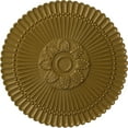 thumbnail image 1 of 30"OD x 1 1/4"P Nexus Ceiling Medallion (Fits Canopies up to 2 3/4"), Hand-Painted Gold, 1 of 5