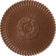 thumbnail image 1 of 30"OD x 1 1/4"P Nexus Ceiling Medallion (Fits Canopies up to 2 3/4"), Hand-Painted Polished Copper, 1 of 5