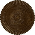 thumbnail image 1 of 30"OD x 1 1/4"P Nexus Ceiling Medallion (Fits Canopies up to 2 3/4"), Hand-Painted Root Beer Crackle, 1 of 5