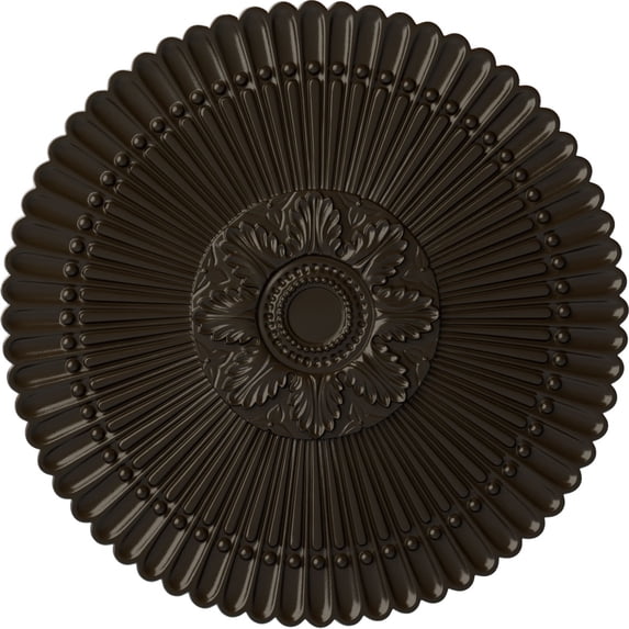 30"OD x 1 1/4"P Nexus Ceiling Medallion (Fits Canopies up to 2 3/4"), Hand-Painted Stone Hearth