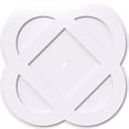 thumbnail image 1 of 30"OD x 1"ID x 12"C x 1"P Charlotte Architectural Grade PVC Contemporary Ceiling Medallion, 1 of 11
