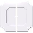 thumbnail image 1 of 30"OD x 1"ID x 18"C x 1"P Locke Architectural Grade PVC Contemporary Ceiling Medallion, Two Piece, 1 of 11