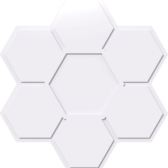 30"OD x 10 1/2"C x 1"P Daisy Architectural Grade PVC Contemporary Ceiling Medallion
