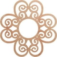 thumbnail image 1 of 30"OD x 10 1/4"ID x 1/4"T Cohen Wood Fretwork Pierced Ceiling Medallion, Cherry, 1 of 3