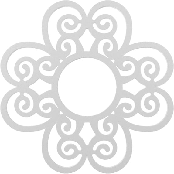 30"OD x 10 1/4"ID x 1"P Cohen Architectural Grade PVC Pierced Ceiling Medallion