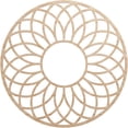 thumbnail image 1 of 30"OD x 10 1/4"ID x 3/8"T Cannes Wood Fretwork Pierced Ceiling Medallion, Alder, 1 of 3