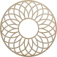 thumbnail image 1 of 30"OD x 10 1/4"ID x 3/8"T Cannes Wood Fretwork Pierced Ceiling Medallion, Birch, 1 of 3