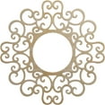 thumbnail image 1 of 30"OD x 11 1/2"ID x 1/4"T Reims Wood Fretwork Pierced Ceiling Medallion, Birch, 1 of 3