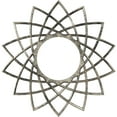 thumbnail image 1 of 30"OD x 11 1/2"ID x 1"P Eleanor Architectural Grade PVC Pierced Ceiling Medallion, Antiqued Warm Silver, 1 of 9