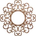 thumbnail image 1 of 30"OD x 11 1/2"ID x 3/8"T Reims Wood Fretwork Pierced Ceiling Medallion, Walnut, 1 of 3