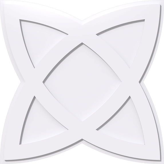 30"OD x 11 1/4"C x 1"P Cosmo Architectural Grade PVC Contemporary Ceiling Medallion