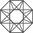 thumbnail image 1 of 30"OD x 11 5/8"ID x 1"P Guardian Architectural Grade PVC Pierced Ceiling Medallion, Nickel, 1 of 10