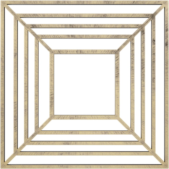 30"OD x 11"ID x 1"P Raven Architectural Grade PVC Pierced Ceiling Medallion, Antiqued Pale Gold