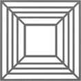 thumbnail image 1 of 30"OD x 11"ID x 1"P Raven Architectural Grade PVC Pierced Ceiling Medallion, Nickel, 1 of 10