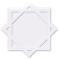 thumbnail image 1 of 30"OD x 16 1/2"C x 1"P Axel Architectural Grade PVC Contemporary Ceiling Medallion, 1 of 11