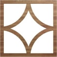 thumbnail image 1 of 30"OD x 19 1/4"ID x 1/4"T Statesman Wood Fretwork Pierced Ceiling Medallion, Walnut, 1 of 3