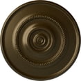 thumbnail image 1 of 30"OD x 2 1/4"P Dylar Ceiling Medallion (Fits Canopies up to 6 1/4"), Hand-Painted Brass, 1 of 6