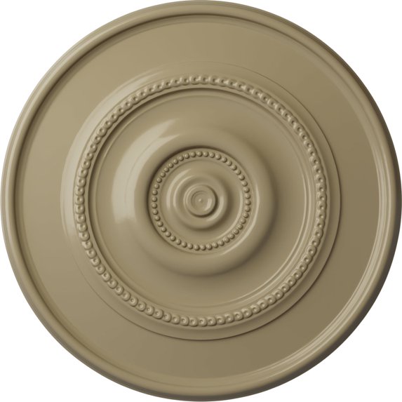 30"OD x 2 1/4"P Dylar Ceiling Medallion (Fits Canopies up to 6 1/4"), Hand-Painted Gobi Desert