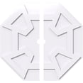 thumbnail image 1 of 30"OD x 2"ID x 10 1/2"C x 1"P Logan Architectural Grade PVC Contemporary Ceiling Medallion, Two Piece, 1 of 11
