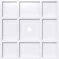 thumbnail image 1 of 30"OD x 2"ID x 10 1/2"C x 1"P Rubik Architectural Grade PVC Contemporary Ceiling Medallion, 1 of 11