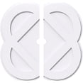 thumbnail image 1 of 30"OD x 2"ID x 12"C x 1"P Charlotte Architectural Grade PVC Contemporary Ceiling Medallion, Two Piece, 1 of 11