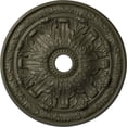thumbnail image 1 of 30"OD x 3 7/8"ID x 3 1/4"P Flagstone Ceiling Medallion Witch Hazel Finished, 1 of 6