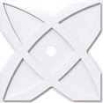 thumbnail image 1 of 30"OD x 3"ID x 10 1/2"C x 1"P Titus Architectural Grade PVC Contemporary Ceiling Medallion, 1 of 11