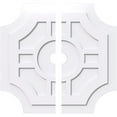 thumbnail image 1 of 30"OD x 3"ID x 10"C x 1"P Haus Architectural Grade PVC Contemporary Ceiling Medallion, Two Piece, 1 of 11