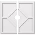 thumbnail image 1 of Embry Architectural Grade PVC Contemporary Ceiling Medallion 30"OD x 4"ID x 10 1/2"C - Two Piece, 1 of 5