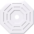 thumbnail image 1 of 30"OD x 4"ID x 12"C x 1"P Westin Architectural Grade PVC Contemporary Ceiling Medallion, 1 of 11