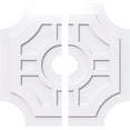 thumbnail image 1 of 30"OD x 5"ID x 10"C x 1"P Haus Architectural Grade PVC Contemporary Ceiling Medallion, Two Piece, 1 of 11